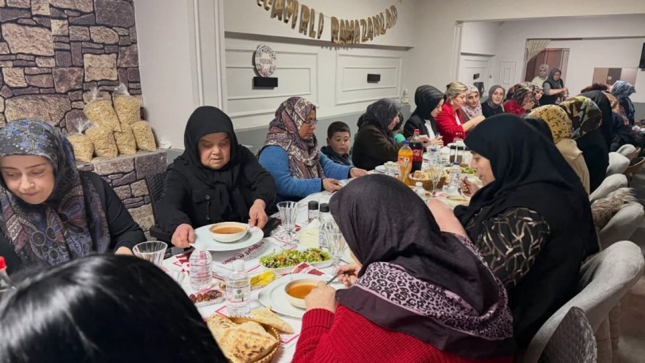 Atkaracalar’da kadınlar iftar sofrasında buluştu