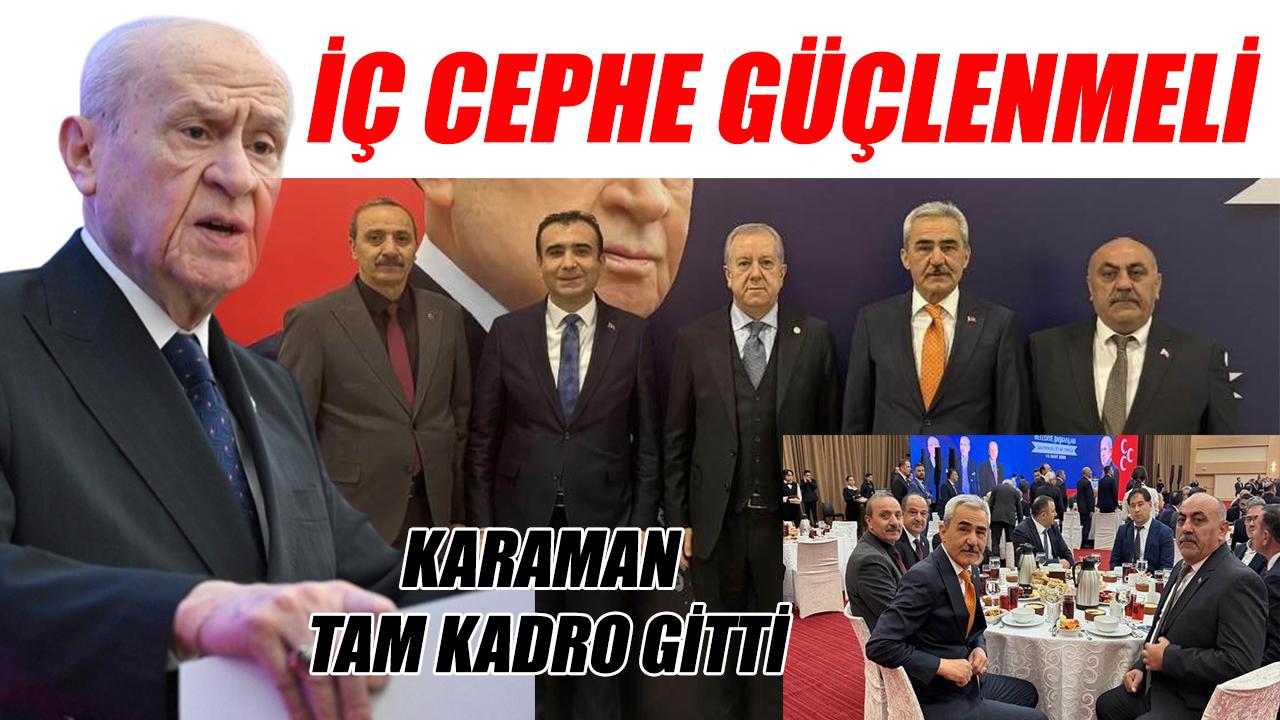 Bahçeli: İç cephe güçlenmeli