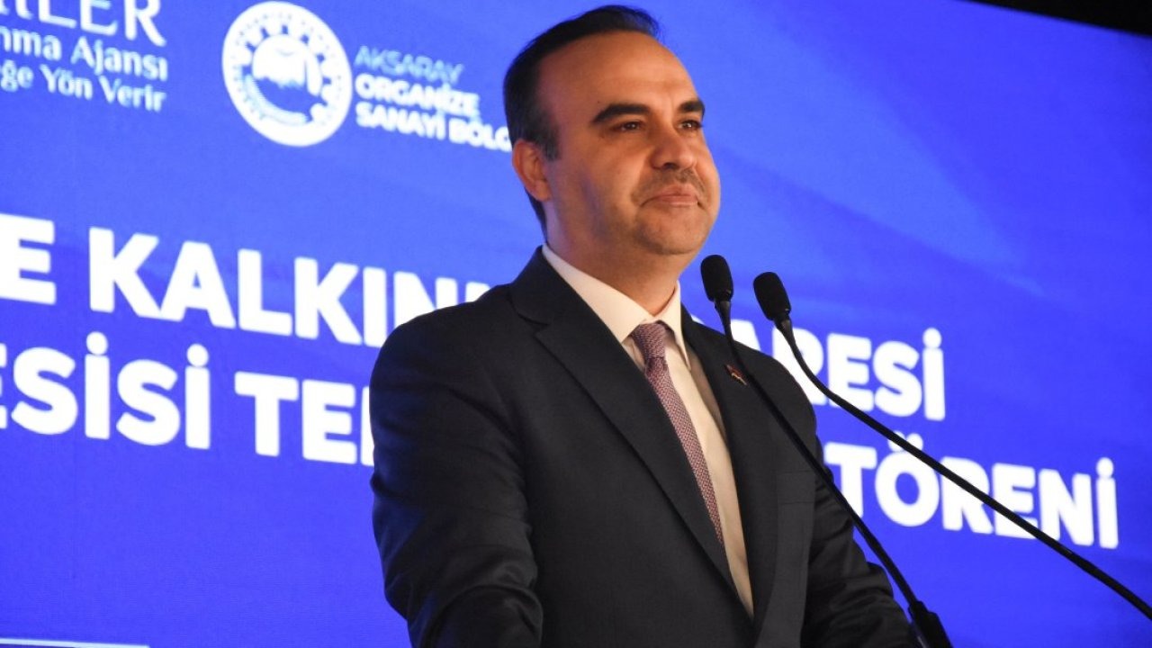Bakan Kacır, Aksaray'da atık su arıtma tesisinin temel atma töreninde konuştu:
