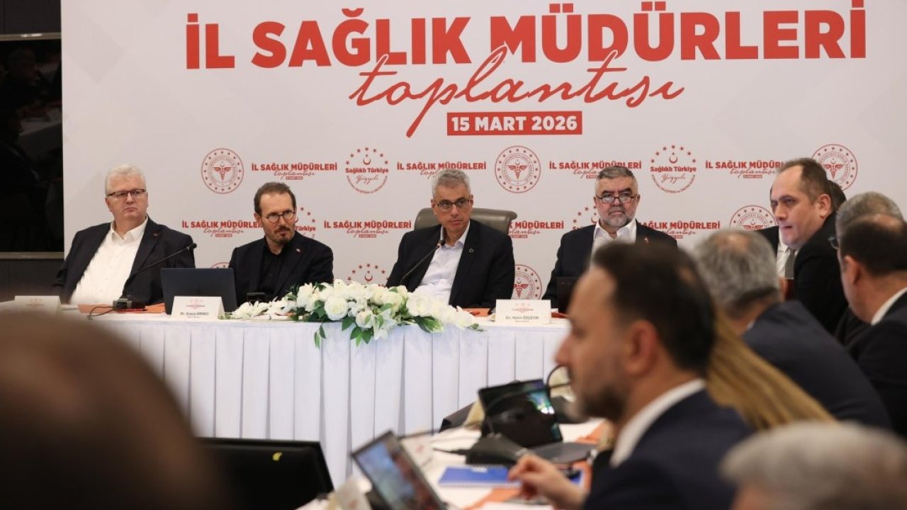 Bakan Memişoğlu, 81 ilin sağlık müdürleriyle bir araya geldi