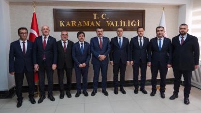 Bakan Tekin Karaman'da