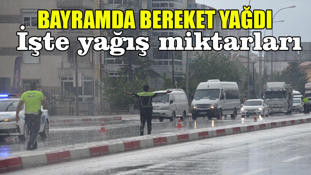 Bayramda bereket yağdı