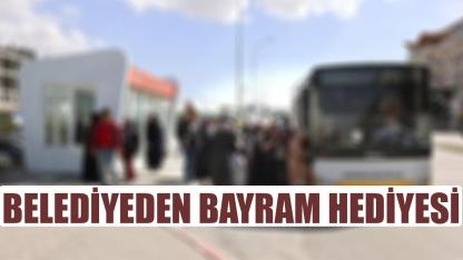 Belediyeden bayram hediyesi