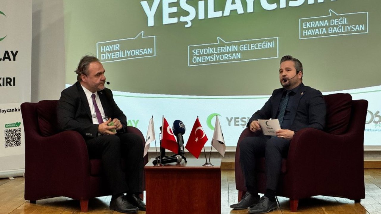 Çankırı'da Yeşilay Haftası kapsamında "Bağımsızlık Söyleşisi" gerçekleştirildi