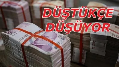 Düştükçe düşüyor