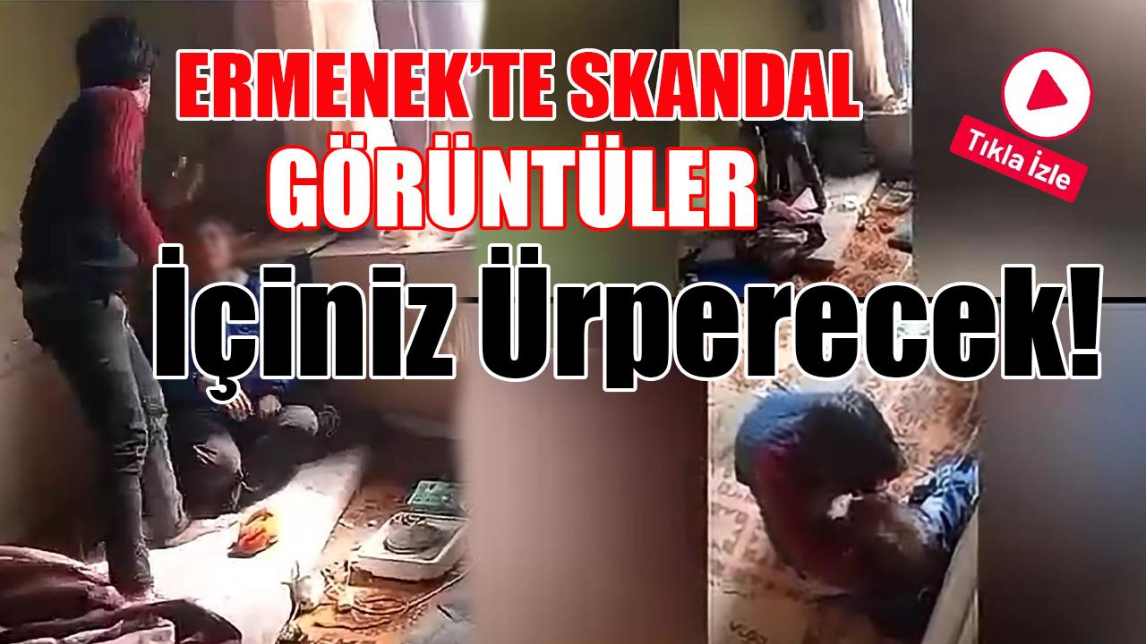 Ermenek’te skandal görüntüler