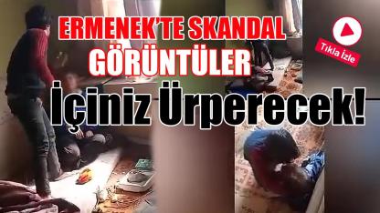 Ermenek’te skandal görüntüler