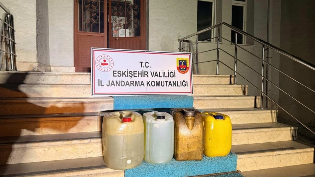Eskişehir'de 130 litre kaçak akaryakıt ele geçirildi