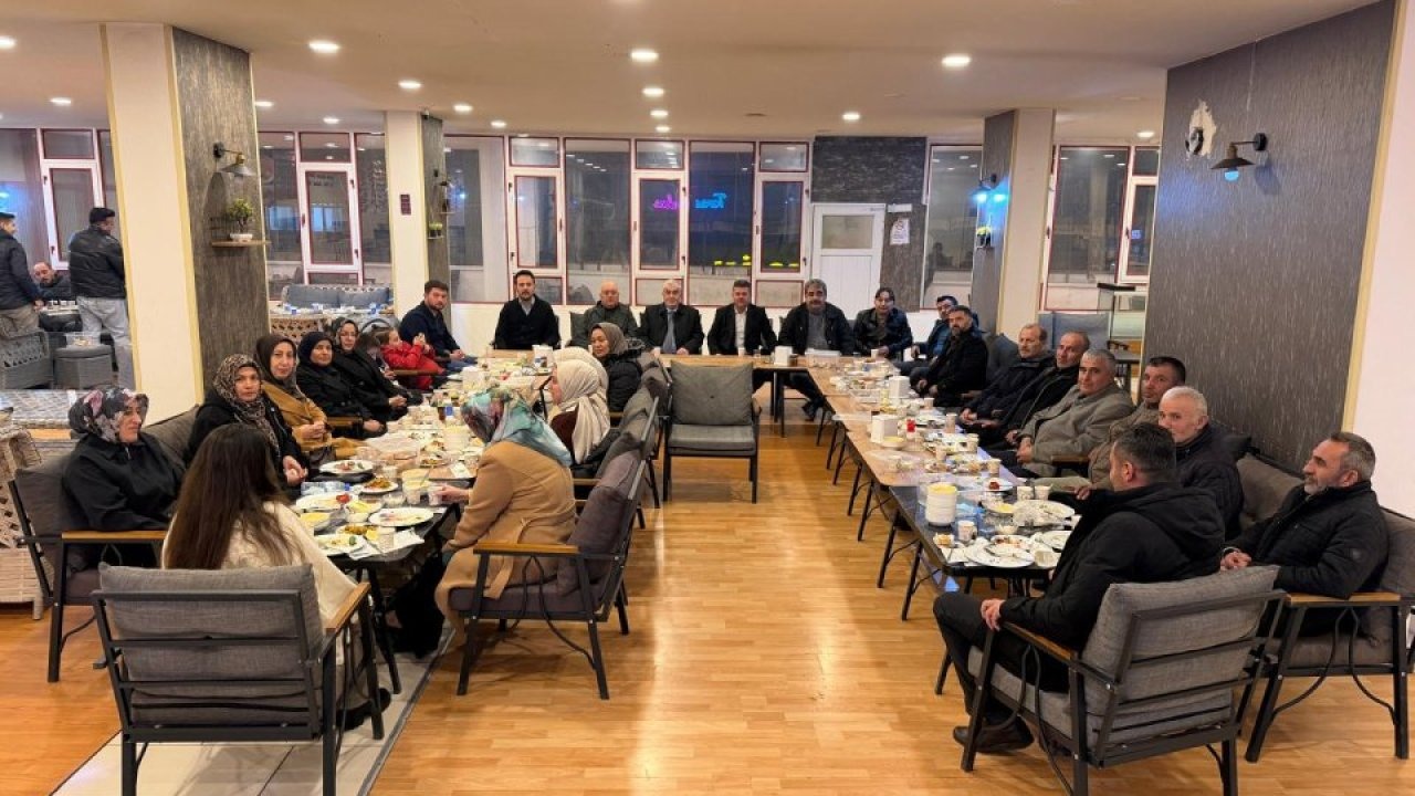 Gemerek'te MHP'liler iftar programında bir araya geldi