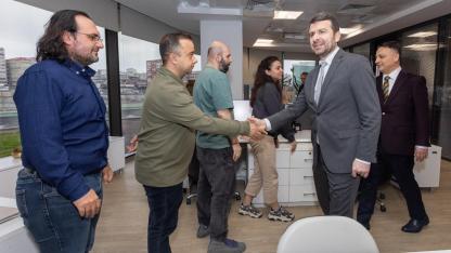 Genel Müdür Çay, personelle bayramlaştı