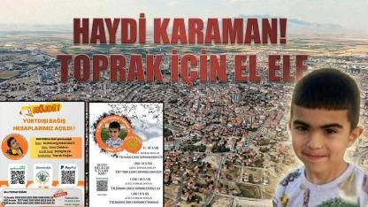Haydi Karaman Toprak için el ele
