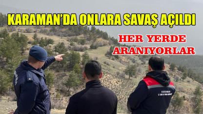 Her yerde aranıyorlar