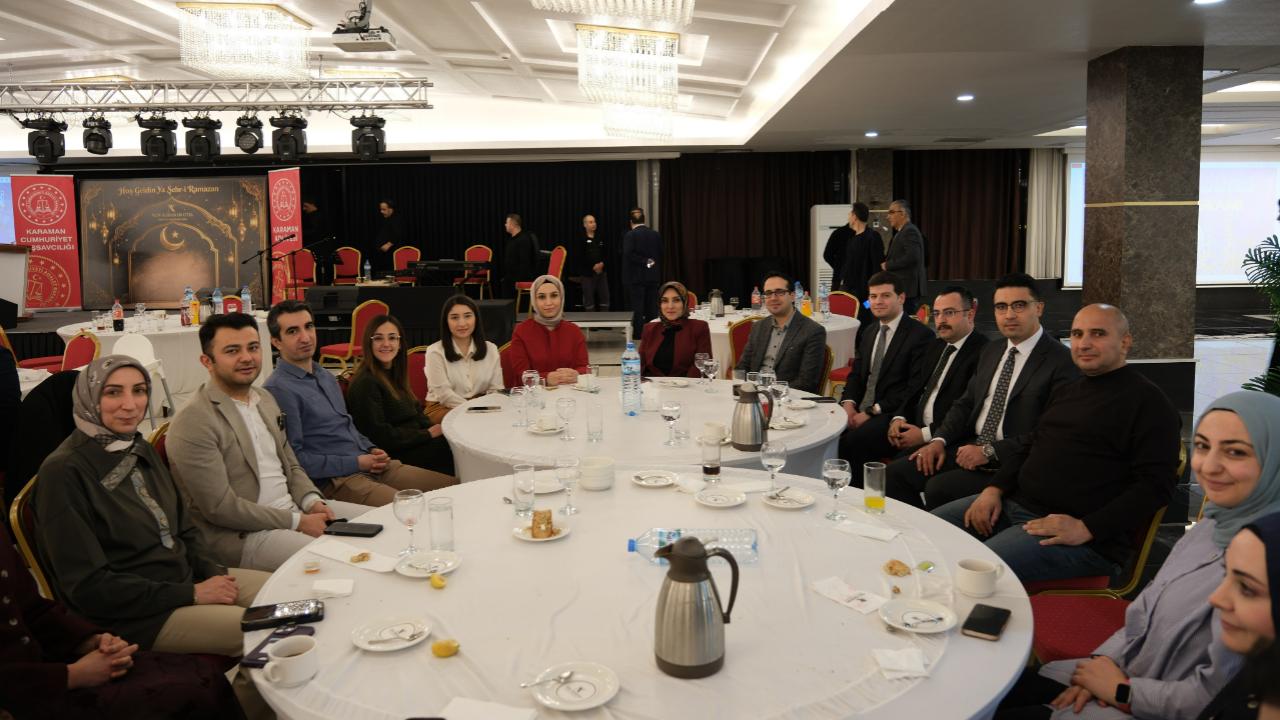Karaman adliyesi iftarda buluştu