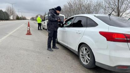Karaman'da 112 araç trafikten men edildi