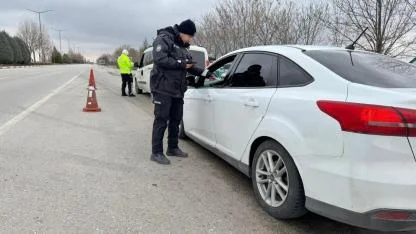Karaman'da 112 araç trafikten men edildi