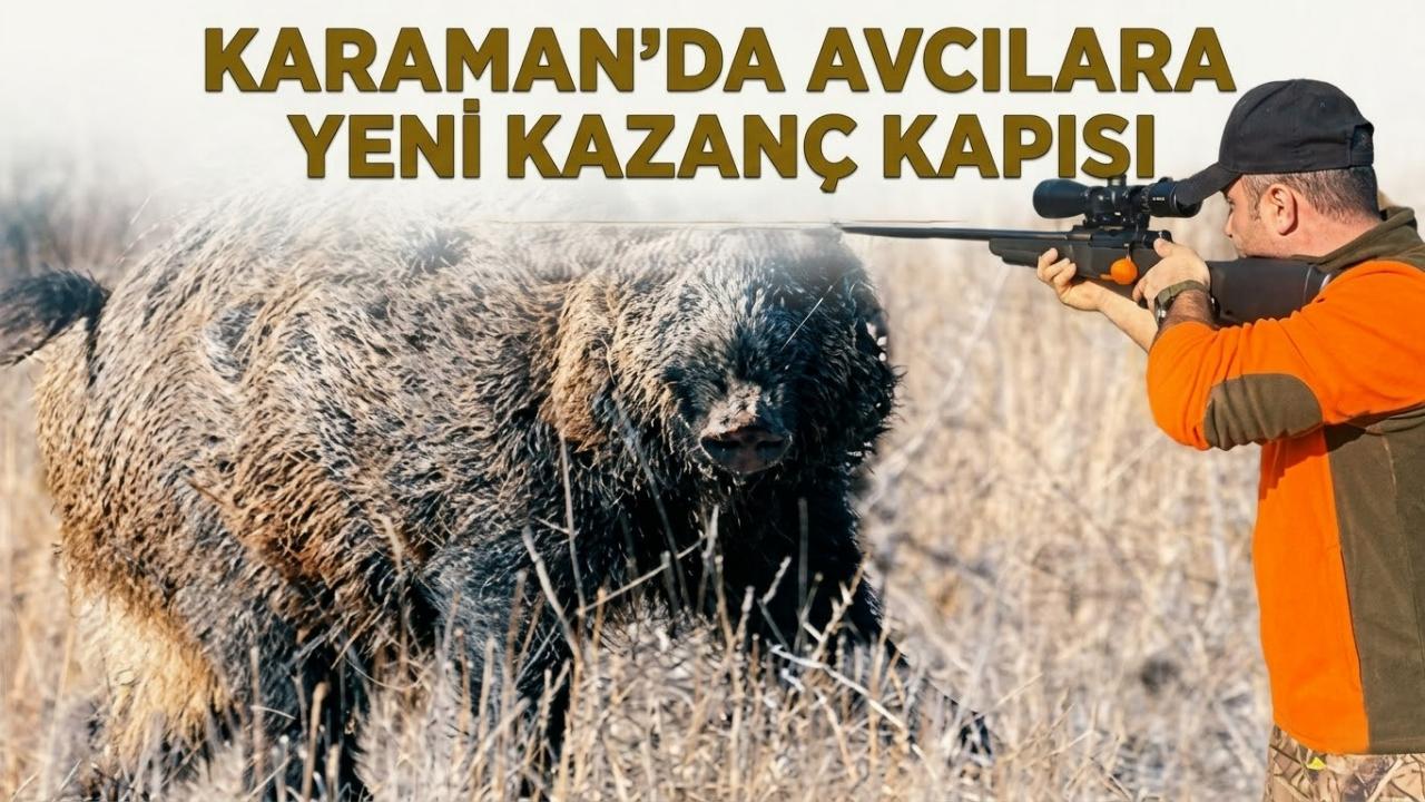 Karaman’da avcılara yeni kazanç kapısı