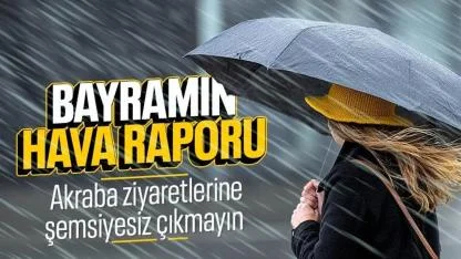 Karaman’da Bayramda Şemsiyesiz Çıkmayın