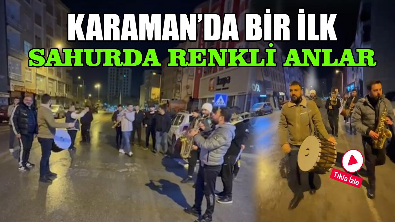 Karaman'da bir ilk