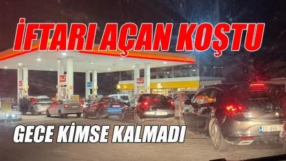 Karaman'da iftarını açan koştu