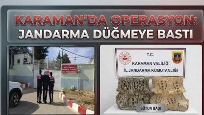 Karaman'da operasyon jandarma düğmeye bastı
