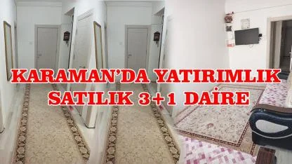 Karaman’da yatırımlık satılık 3+1 daire
