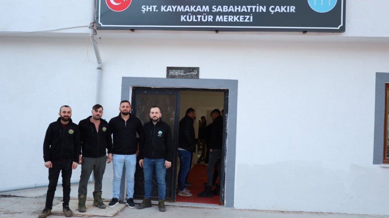 Kayıören köyü sakinleri iftar sofrasında bir araya geldi
