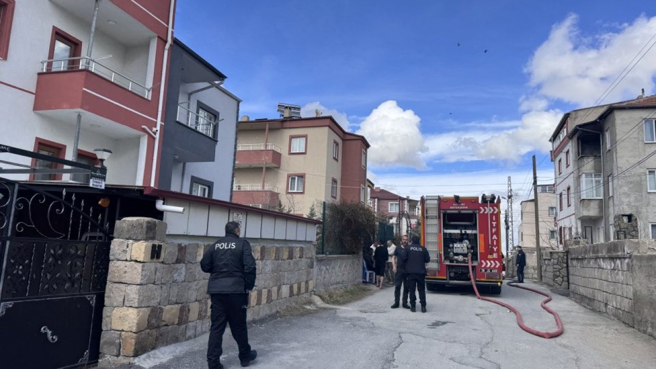 Kayseri'de apartman dairesinde çıkan yangın söndürüldü
