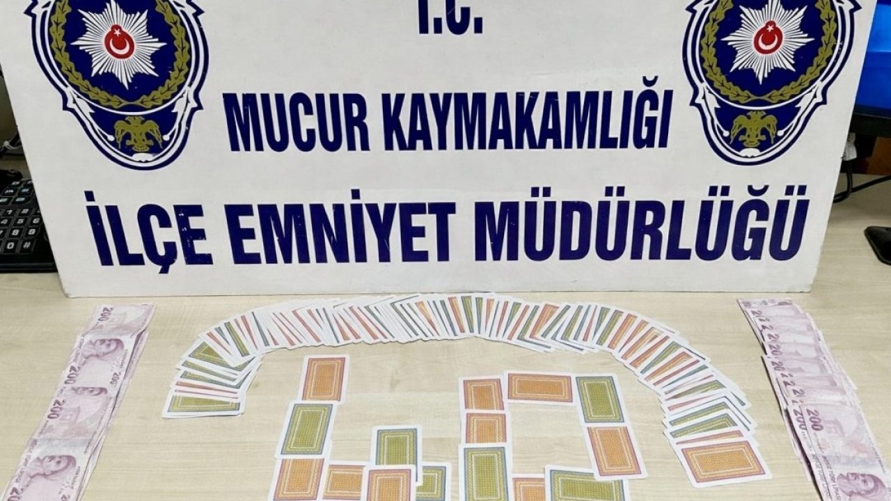 Kırşehir'de kumar oynayan 8 kişiye 92 bin 832 lira ceza kesildi