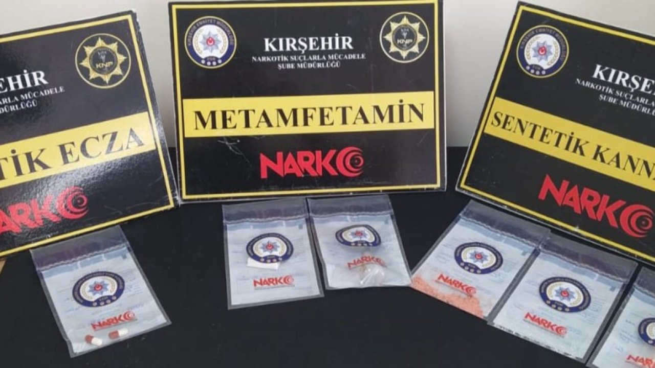 Kırşehir'de uyuşturucu operasyonlarında 9 şüpheli yakalandı