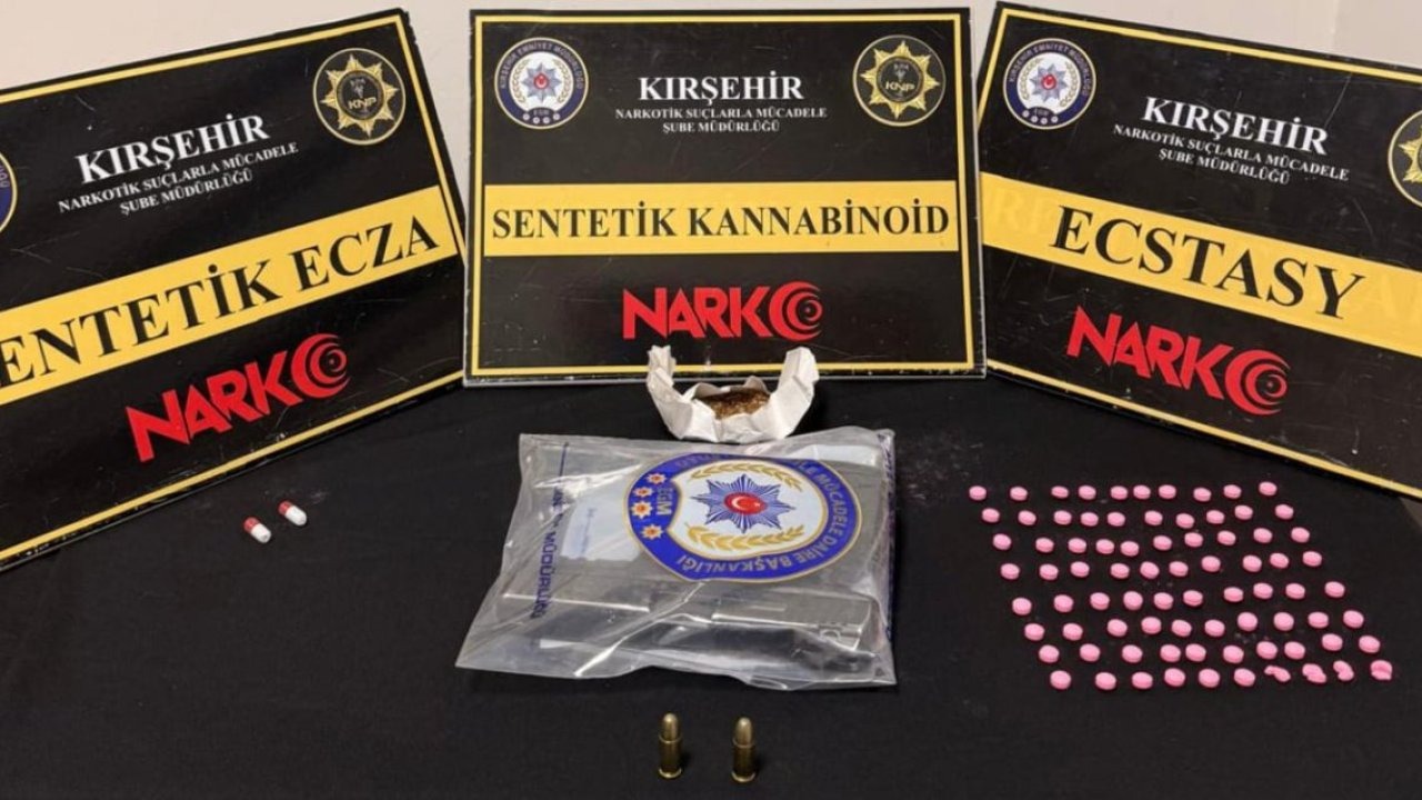 Kırşehir'de uyuşturucu operasyonunda yakalanan zanlı tutuklandı