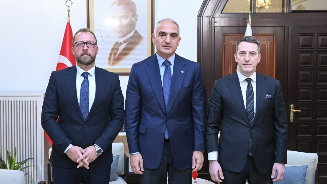 Kültür ve Turizm Bakanı Ersoy, Kuzey Makedonyalı mevkidaşıyla bir araya geldi