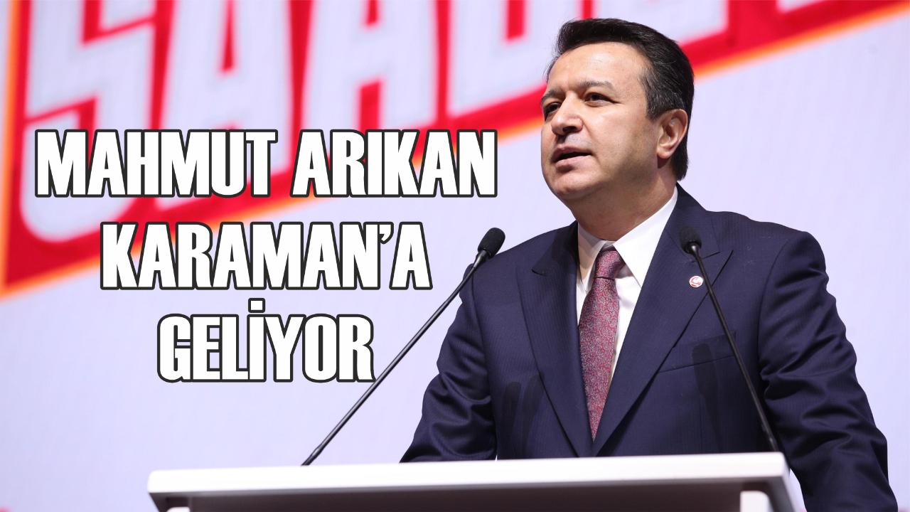 Mahmut Arıkan Karaman'a geliyor