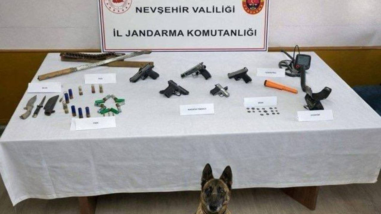 Nevşehir'de tarihi eser niteliğinde 13 sikke ile 3 yüzük ele geçirildi