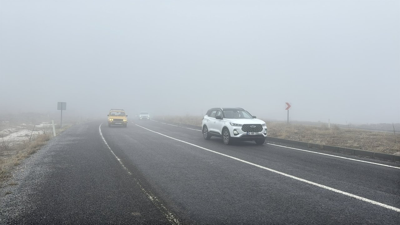Niğde'de sis etkili oluyor