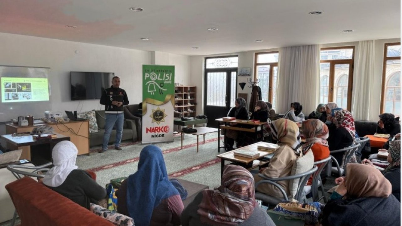 Niğde'de uyuşturucu kullanımını önlemeye yönelik bilgilendirme yapıldı