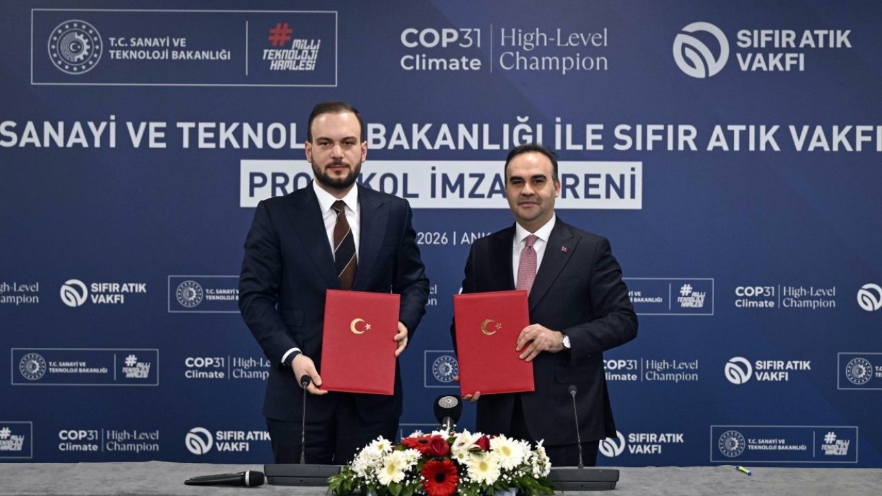 Sanayi ve Teknoloji Bakanlığı ile Sıfır Atık Vakfı arasında işbirliği protokolü imzalandı