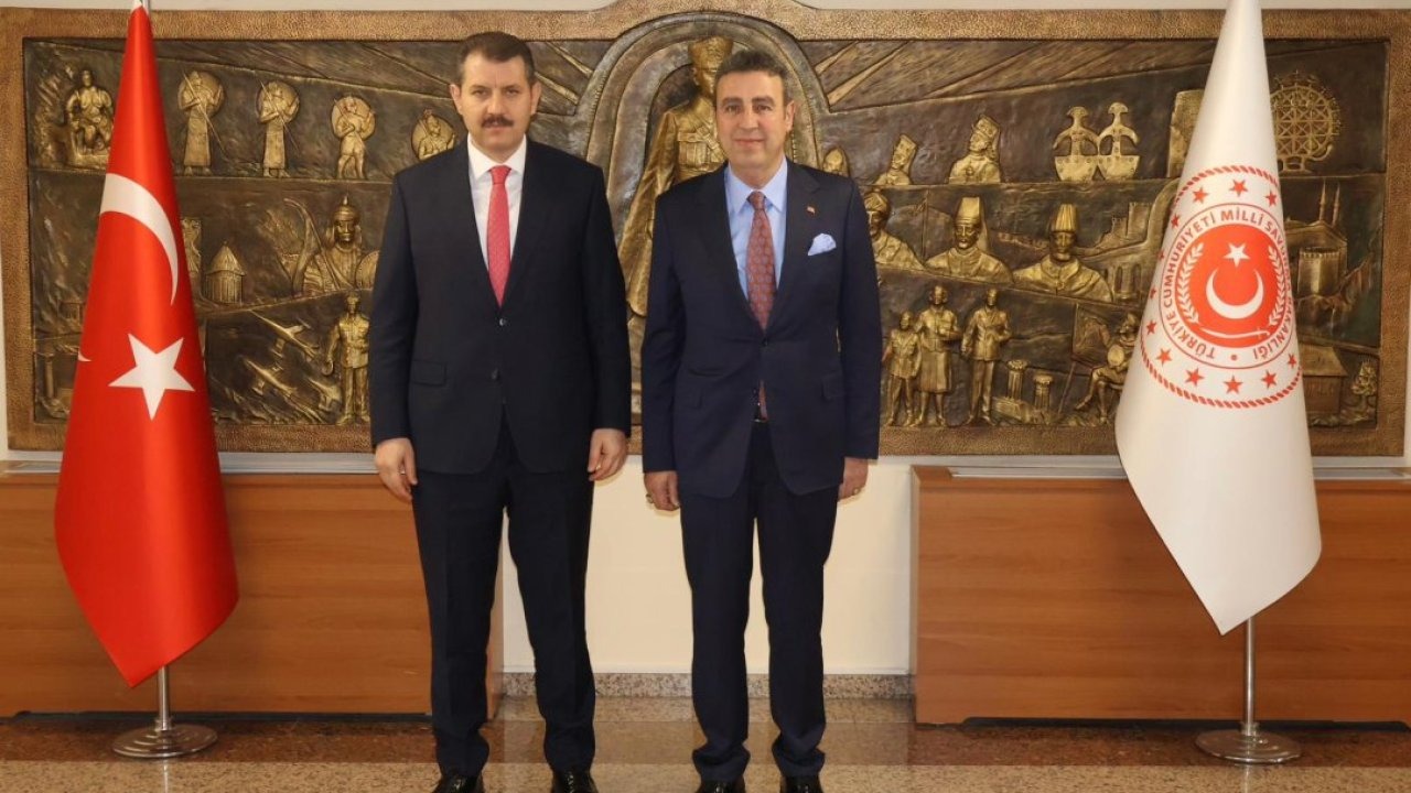 SESOB Başkanı Demirgil, Milli Savunma Bakan Yardımcısı Ayhan'ı ziyaret etti