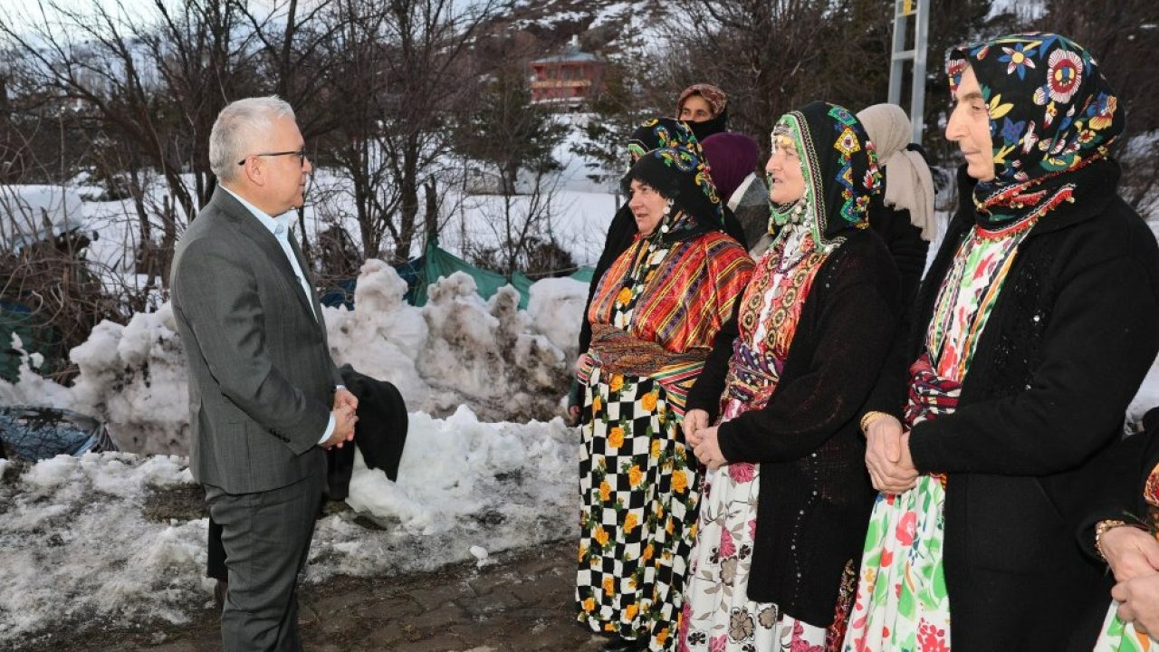 Sivas Valisi Şimşek köy ziyaretinde bulundu