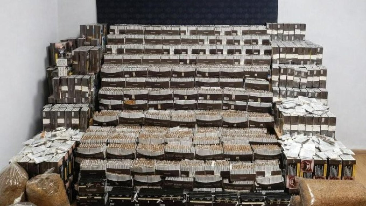 Sivas'ta 293 bin makaron ele geçirildi