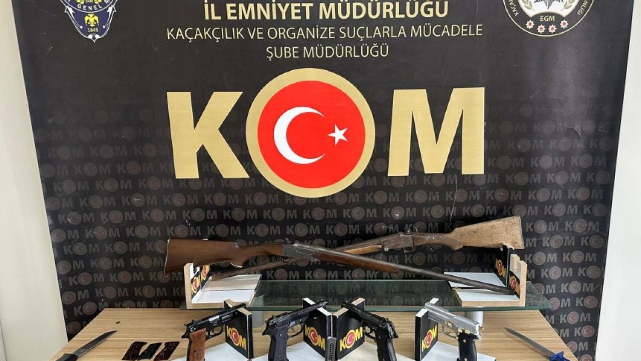 Sivas'ta silah ve mühimmat kaçakçılığı operasyonunda 1 zanlı tutuklandı