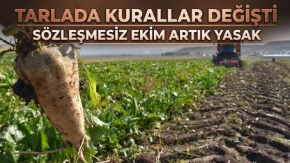 Tarlada kurallar değişti sözleşmesiz ekim artık yasak