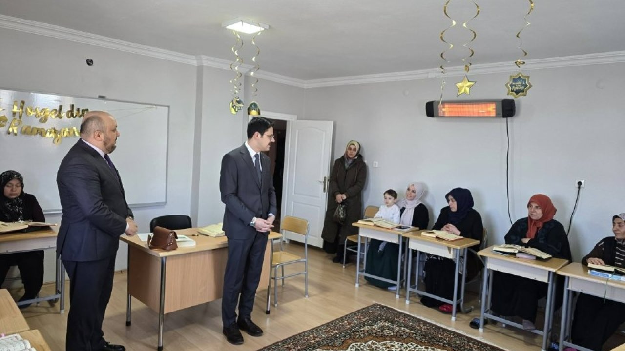 Ulaş Kaymakamı Eskimez, Kur'an kursunu ziyaret etti
