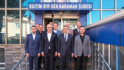 Vali Çiçek’ten sendikalara ziyaret