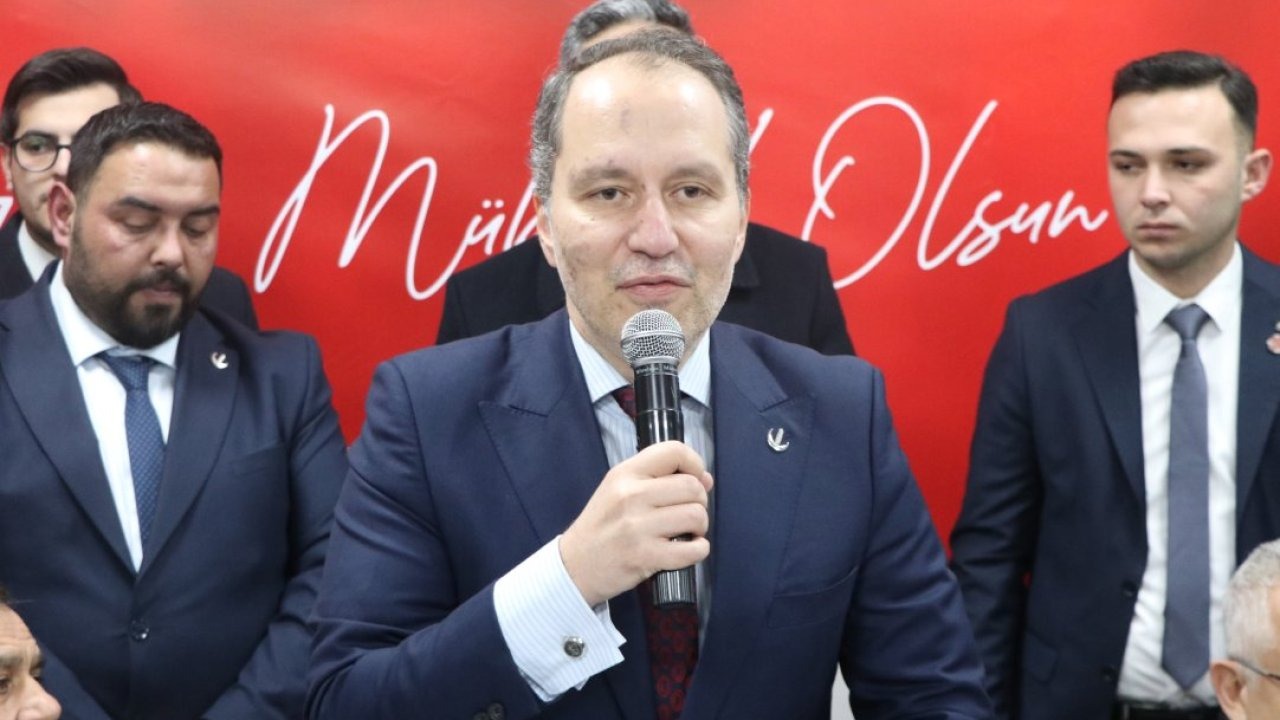 Yeniden Refah Partisi Genel Başkanı Erbakan, Yozgat'ta iftar programına katıldı