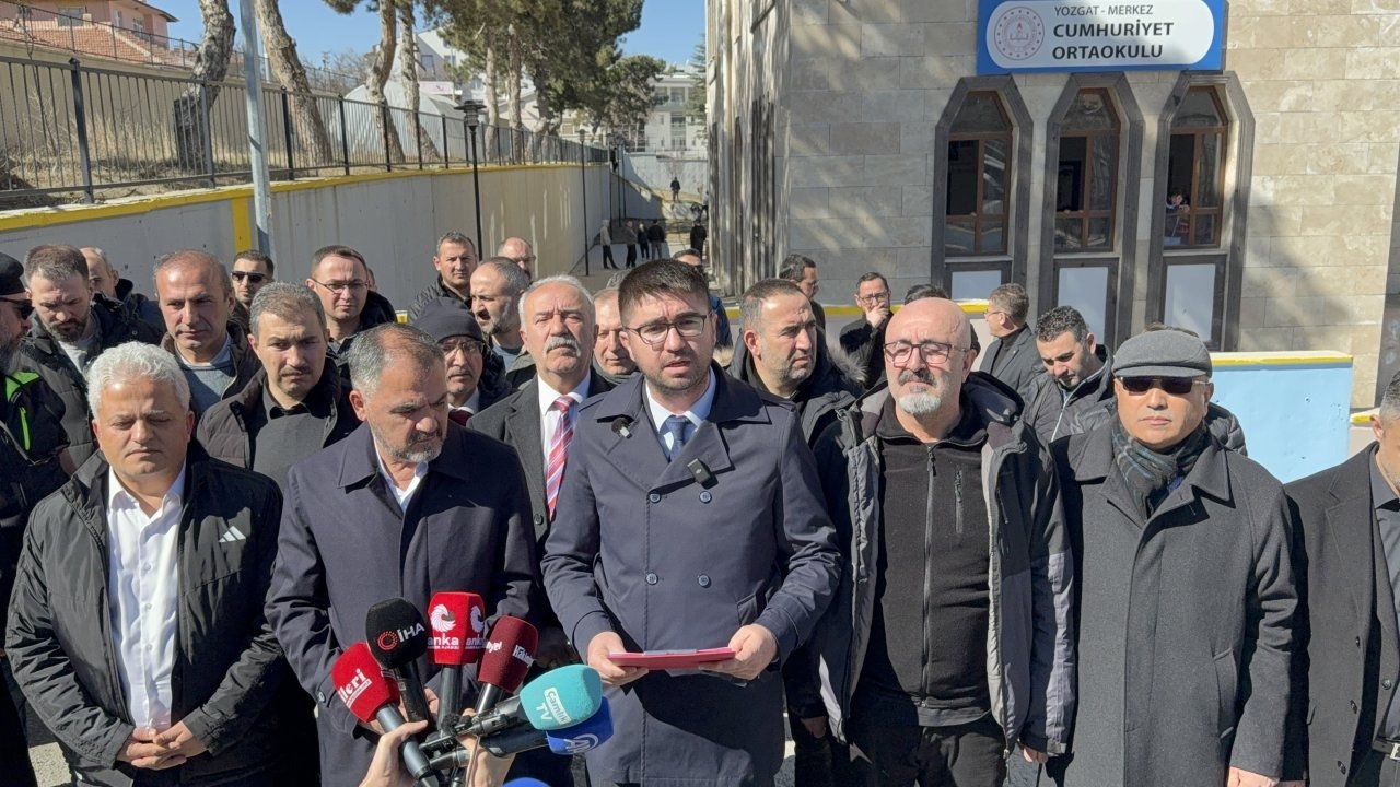 Yozgat'ta ortaokul müdürünün darbedilmesi protesto edildi