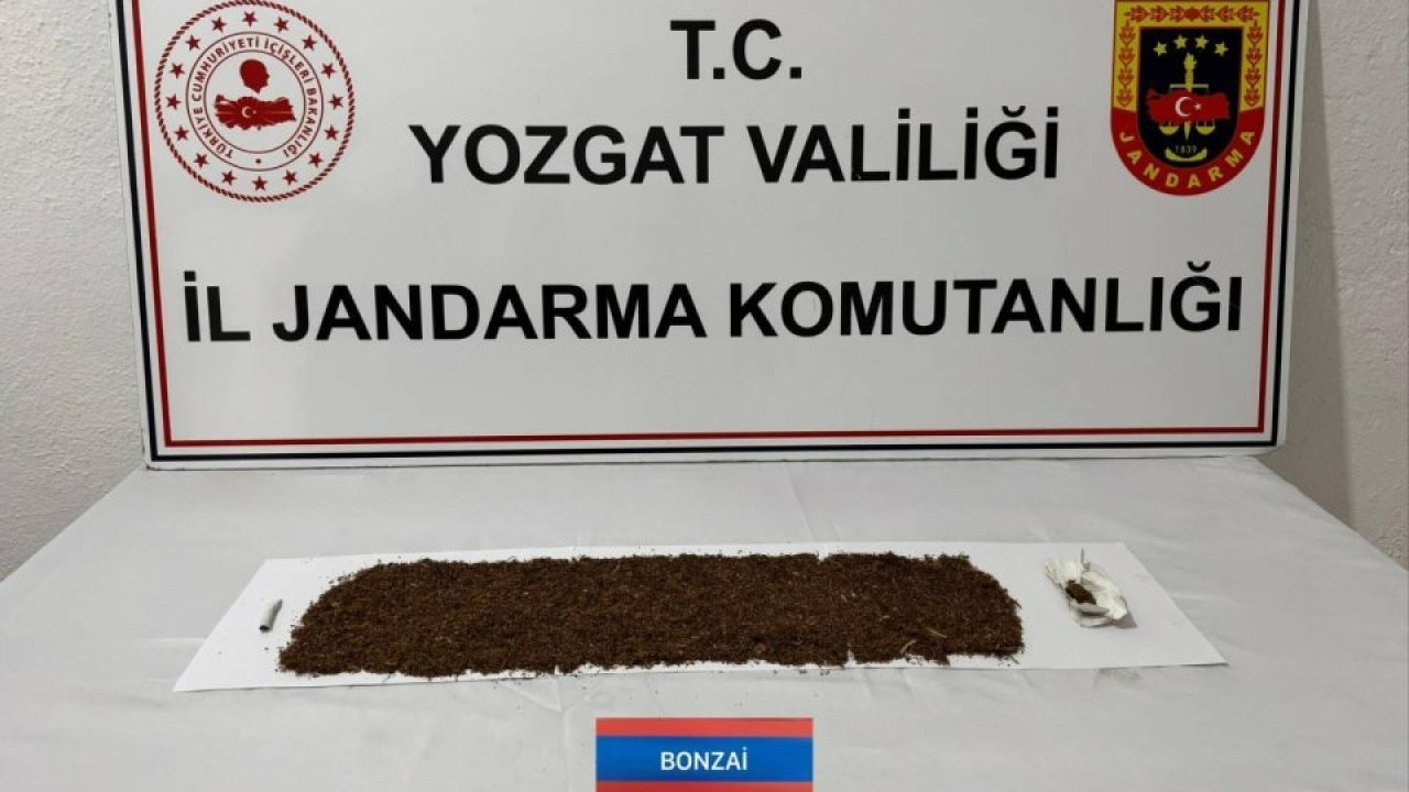 Yozgat'ta uyuşturucu operasyonunda 1 zanlı yakalandı
