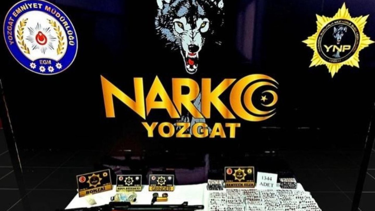 Yozgat'ta uyuşturucu operasyonunda 3 zanlı yakalandı