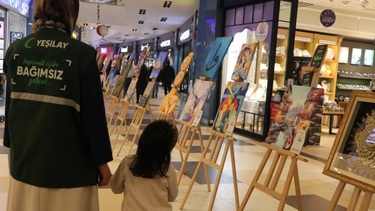 Yozgat'ta YEDAM danışanlarının el sanatı eserleri sergilendi