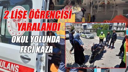 2 lise öğrencisi yaralandı