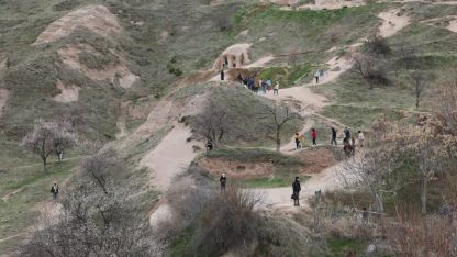 Kapadokya'nın masalsı coğrafyası film üssü oluyor